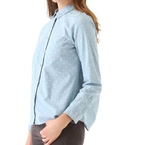 Madewell Dotted Chambray Shirt